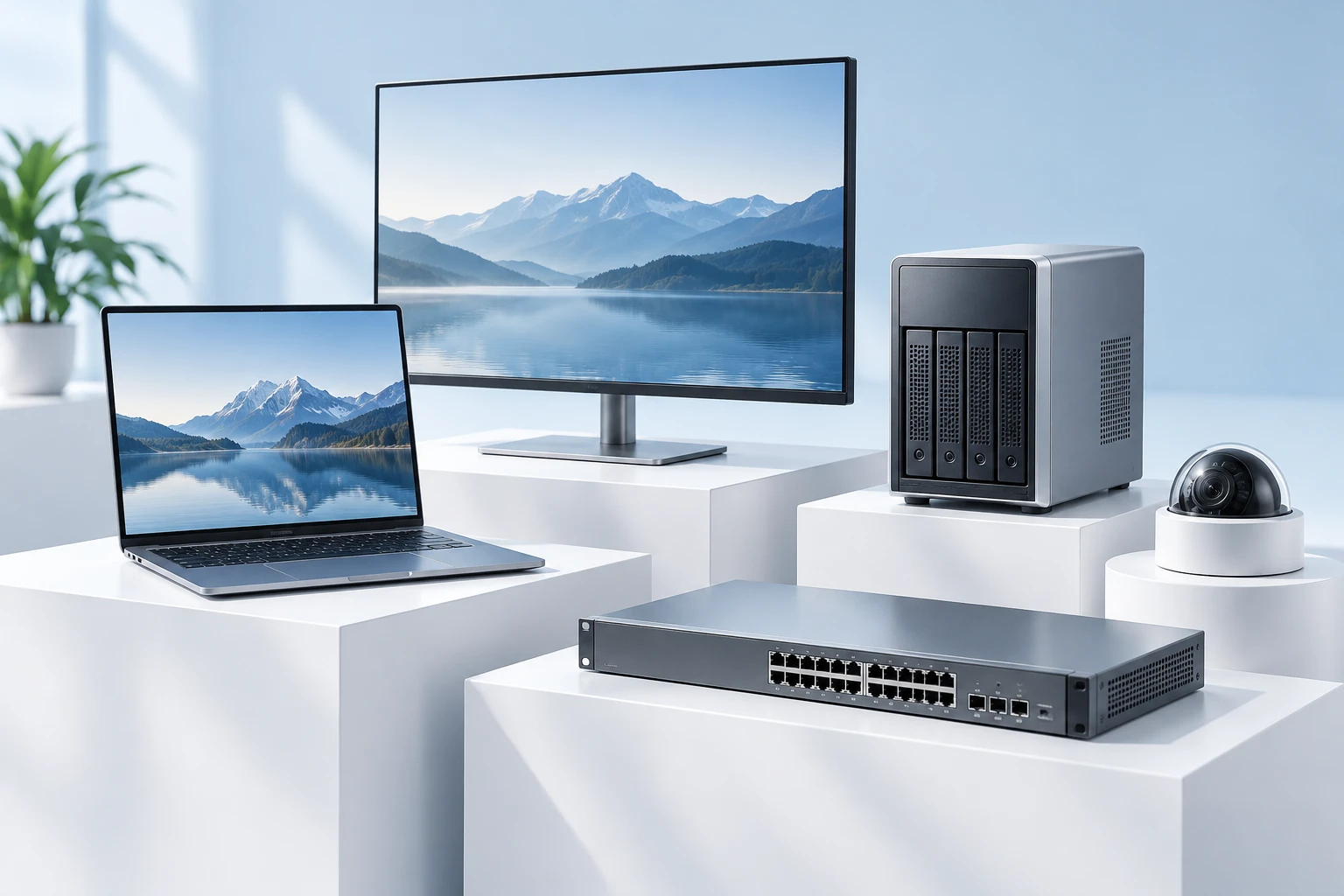 AI-generated workplace technology equipment